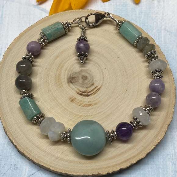 Mixed Gemstone Bracelet - Picture 1 of 3